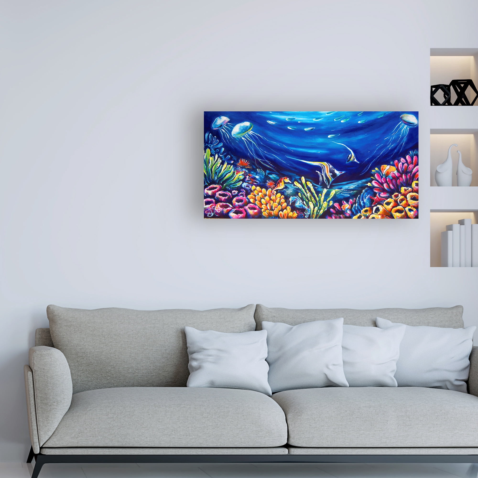 Trademark Fine Art 'Reef Magic' Canvas Art by Deborah Broughton