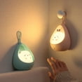 thumbnail image 1 of Lámpara de pared de silicona creativa con luz de noche LED de inducción del cuerpo humano con carga USB para el ambiente del hogar, 1 of 3