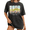 Black1, variant on Black Matthew 28 6 He Is Not Here He Has Risen Christian Easter Cross Print Tshirt Graphic Tees Faith Church Shirts S to 5XL Tops
