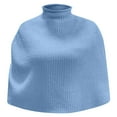thumbnail image 1 of Produit Wraps 2 - Produit Femme Automne et Hiver Mode Décontractée Cape Tricotée Col Roulé Châle Tricoté Manteau Taille, 1 of 3