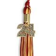 thumbnail image 5 of Endea Graduation Red/Gold Mixed Color Graduation Tassel with Gold Date Drop, 5 of 11
