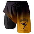thumbnail image 4 of HUANBAI Men's Swim Trunks Dry Board Shorts, 4 of 4