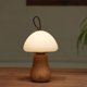 thumbnail image 4 of Lámpara de mesa con forma de hongo for dormitorio, mesita de noche, luz de noche for acampar, ambiente decorativo for dormir, 4 of 6