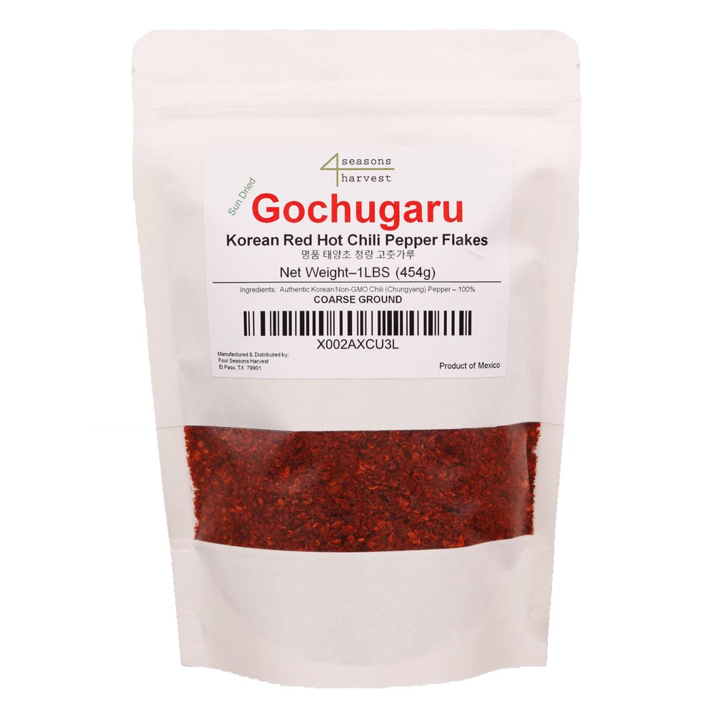 Korean Chili Powder Gochugaru Sun Dried NonGMO Red Pepper Flakes