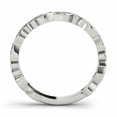 thumbnail image 3 of Floral Cluster Diamond Engagement Ring, Antique Eternity Diamond Ring, Delicate Dailywear Ring, 14K White Gold Plated, 1.5 Ct Simulated Diamond, Anniversary Gift Ring For Wife, 3 of 3