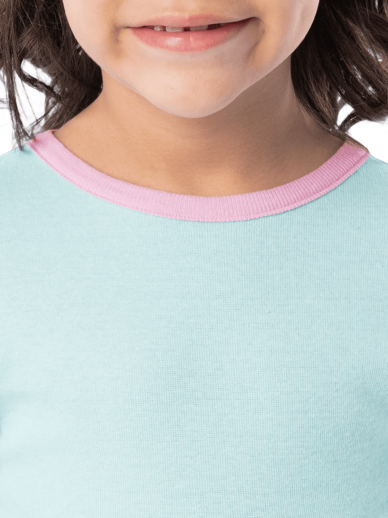 Fruit of the Loom Girl's Snug Fit 100% Cotton Pajama Sets, 4-Piece, Sizes 4-12