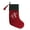 A, variant on Christmas Stocking Red & Green Velvet With Tassel, Rhinestone Monogram (L)