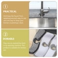 thumbnail image 4 of Faucet Absorbent Mat Splashes Agua Catcher Coral Fleece Salpicaduras Guardia para Fregadero, 4 of 6