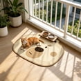 thumbnail image 2 of Btomtd Pet Feeding Mat Quicks Drying Absorbent Non Sliped Cats And Dog Bowl Mat Pet Food And Water Dispenser Suitable For Indoor Use For Cats And Dogs, 2 of 6