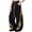 Dark Blue, variant on Women's Y2K Striped Baggy Sweatpants, High Waisted Wide Leg Casual Joggers with Drawstring Waist and Cuffs