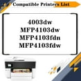 thumbnail image 2 of W1510X 151X Toner Cartridges Compatible for HP 4003dw MFP4103dw MFP4103fdn MFP4103fdw Printers --- High Capacity 9,700 Pages, 2 of 7