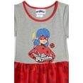 thumbnail image 3 of Miraculous Ladybug Big Girls Tulle Dress Toddler to Big Kid, 3 of 5