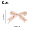 thumbnail image 3 of RuiJiao Clearance Lace Bow Christmas Tree Decoration Lace Set Of 12 Christmas Tree Decoration, 3 of 6