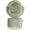 thumbnail image 1 of Binwennn Head Plug In Mini Convenient Desktop Fan Dormitory Humidification Spray Fan Practical Small Fan Functional Humidifier Fan Window Ventilator Fan Clip Fans Wall Mounted Fan Oscillating with, 1 of 7