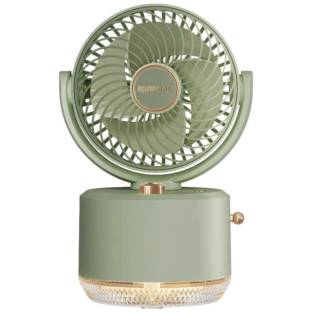 Binwennn Head Plug In Mini Convenient Desktop Fan Dormitory Humidification Spray Fan Practical Small Fan Functional Humidifier Fan Window Ventilator Fan Clip Fans Wall Mounted Fan Oscillating with