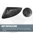 thumbnail image 5 of Unique Bargains Rear View Right Passenger Side Mirror Cover Cap Replacement Gloss Black for Volkswagen GOLF MK7 E-GOLF, 5 of 6