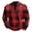 Red, variant on Men's Casual Plaid Print Quarter-Zip Pullover Sweatshirt, Retro American Style Checkered Crewneck Hoodie, Long Sleeve Spring Fall Casual Wear,Hot Pink,3XL