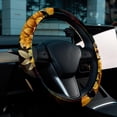thumbnail image 6 of Panda Sunflower 14.5 Inch Printing PVC Leather Car Wheel Cover Auto Accessories Steering Wheel Cover, 6 of 6