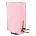 thumbnail image 4 of PlayVital Standing Nylon Dust Cover for PS5, Anti Scratch Waterproof Cover Sleeve for PS5 Digital Edition & Disc Edition - Cherry Blossoms Pink, 4 of 7