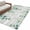 White Green Grey, variant on Green Eucalyptus Leaves 2'x6' Runner Rugs for Hallway Kitchen Bedside Non Slip, Spring Daily Flowers Botanical Linen Entryway Rug Runners with Rubber Backing, Long Carpet Runner for Laundry Room