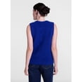 thumbnail image 4 of Scenario Women's Button Front Textured Sweater Vest, Lightweight, Sizes XS-XXXL, 4 of 6