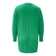 thumbnail image 5 of Sweaters for Women Trendy Knit Long Sleeve Cardigan Solid Color Fall Outerwear, 5 of 5