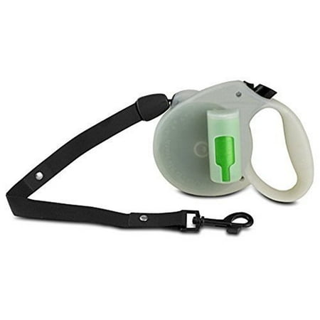 - Paw Dog Leash, Green Pick-up Bags Retractable Large Dog Leashes, Glow In The Dark