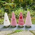 thumbnail image 6 of 4 PCS Valentine's Day Mini Yarn Tree Decor - Pink Red White Farmhouse Table Centerpieces for Tiered Tray, Kitchen, Home & Romantic Decorations, 6 of 9
