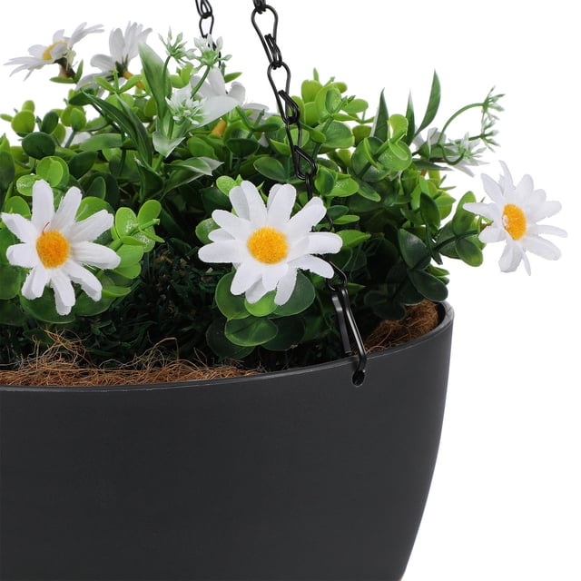 FOMIYES 2Jgo Soporte Colgante Para Plantas Oscuro Ideal Para Uso En Interiores Y Exteriores