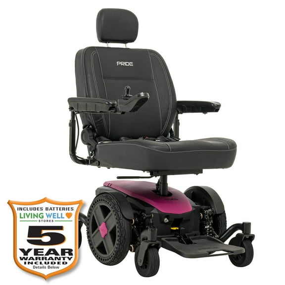 Pride Jazzy EVO 614 HD Heavy Duty Power Wheelchair, 450 Lbs. Weight Capacity