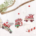 thumbnail image 3 of Adornos Navideños Creativos De Madera Para Coche, Colgante De Árbol De Navidad, Decoración Para Navidad, Suministros Para Fiestas, Regalos 3 Uds. Vogacara HA043962-02, 3 of 6