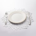 thumbnail image 5 of 1pcs PVC Decor Heat Resistant Hollow Insulation Coaster Bowl Mat Home Christmas Table Pad, 5 of 5