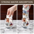 thumbnail image 4 of 2 Pcs Funny Kitchen Towels,LightBlue Cartoon Dinosaurs Skeletons Pattern Microfiber Dish Towels,Kitchen Tea Towels,Kitchen Towel Set (18" X 26"), 4 of 7