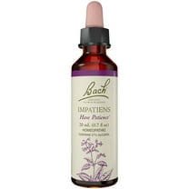 Bach Original Flower Remedies, Impatiens for Patience, 20mL Dropper