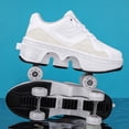 thumbnail image 3 of Zapatos patinaje enrollador 2 en 1 anti-Colisión transpirable para niñas chicas, 3 of 9