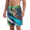 thumbnail image 2 of The Legend of Zelda Mens Swim Trunks Quick Dry Board Shorts with Mesh Lining, Hawaii Beach Shorts Swimwear Bathing Suits, 2 of 7