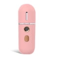 thumbnail image 3 of Bewildely Humidificador recargable USB de niebla, nebulizador Facial de mano, máquina de pulverización de agua, difusor hidratante, suministros Humidificadores Rosa claro, 3 of 5