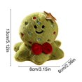 thumbnail image 3 of TOYOUME Cute Christmas Stuffed Plush Toy, 5 Inch, Green, 3 of 6