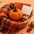 thumbnail image 1 of Adornos de calabaza acrílicos, adornos de muñecas de lana, decoración para el Día de Acción de Gracias, decoración de escritorio. Adorno acrílico., 1 of 6
