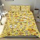 thumbnail image 1 of Gudetama Huevo Perezoso Conjunto de sábanas temático, trío de piezas, cómodo y amigable con la piel, diseño único, regalo de decoración para el hogar para familiares, amigos y fans, 90 cm * 190 cm, 1 of 6