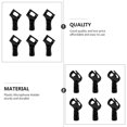 thumbnail image 4 of LOVEVER 6 Pcs Clip de Microphone à Cordon Support Noir pour Table, 4 of 6