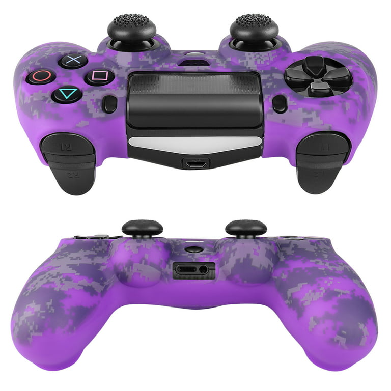  WraptorSkinz Skin Compatible with Sony PS4 Dualshock Controller Playstation  4 Original Slim and Pro Bokeh Hearts Purple (Controller NOT Included) :  Videojuegos