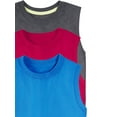 thumbnail image 2 of Fruit of the Loom Boys Sleeveless Muscle Shirts, 3 Pack, 2 of 4