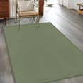 thumbnail image 4 of Area Rug 48×72in, Pure Color Green Floor Carpet Living Room Rug, Minimalist Style Monochrome Non-Slip Welcome Mat Indoor Rugs for Bedroom Dining Room, 4 of 9