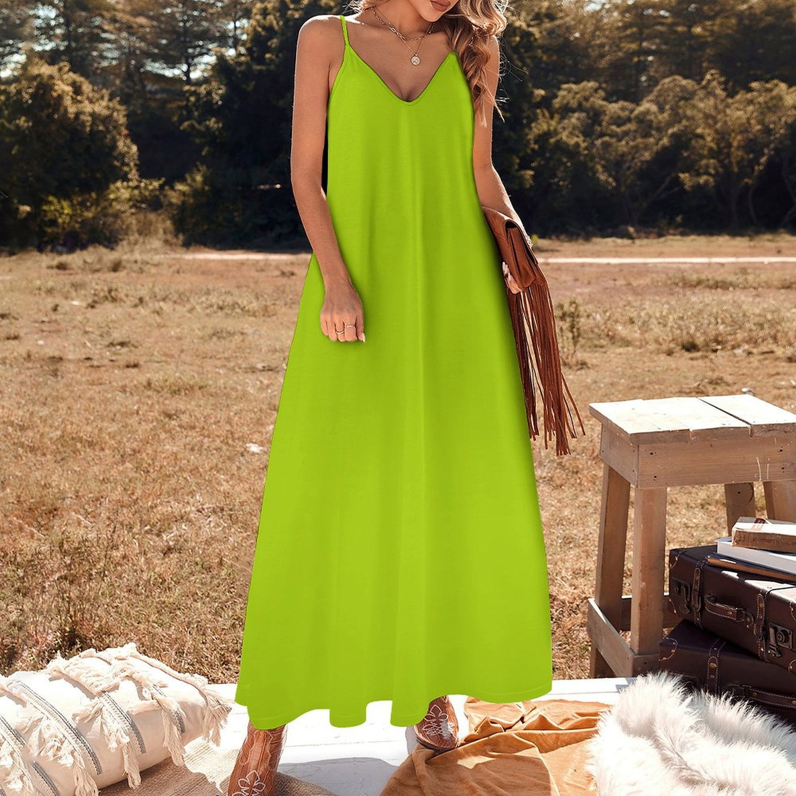 mustard ladies dress Lady Black Tie - Khaleesi - - Lace Dress With Fringe - Final Sale silhouette:Maternity Friendly Remember it has pockets The Becca Gown | Color:Renovate W/Euro Base Wash