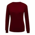 thumbnail image 4 of Womens Sweaters Winter Clothes for Women Soft Blend Pullover Sweater Casual Comfort Crewneck Knit Top for Everyday Wear and Versatile Outfits, 4 of 4