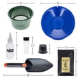 thumbnail image 2 of 7pc ASR Outdoor Kids Gold Panning Kit Beginner Prospecting Equipment and Paydirt - Blue, 2 of 10