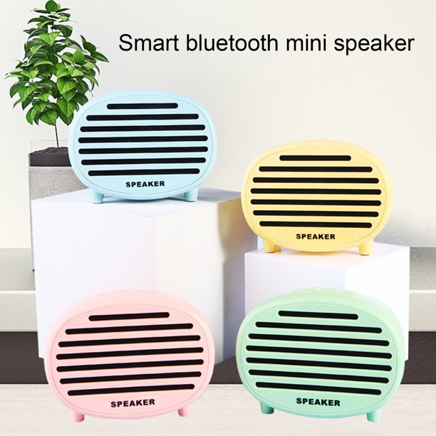 Gwong Electrónica Altavoz Bluetooth inalámbrico macarrón color plástico retro altavoz ruidoso para fiesta