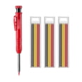 thumbnail image 1 of Carpenter Pencil With Refill Leads And Built-In Sharpener For Deep Hole Marker, 1 of 5