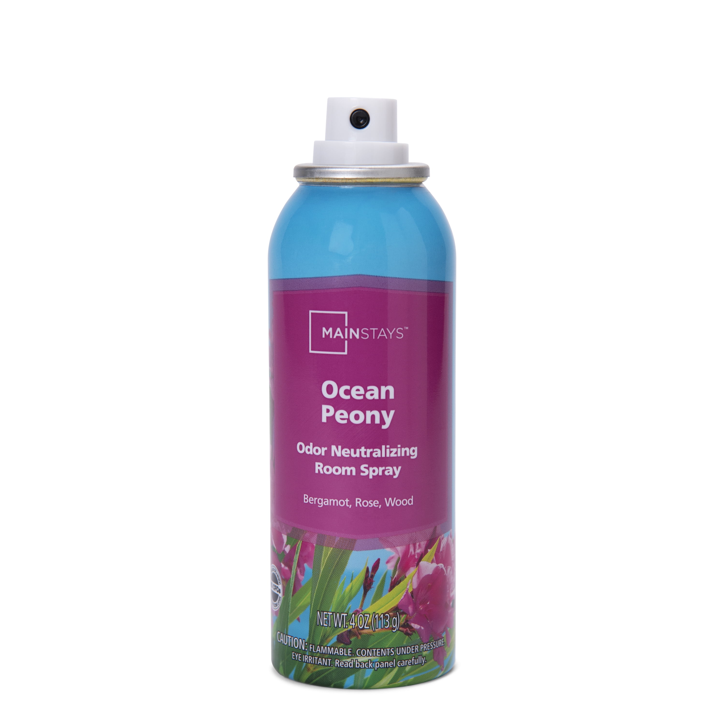 Mainstays Odor Neutralizing Room Spray, Ocean Peony Air Freshner, 4 oz.